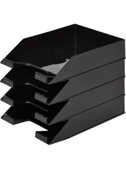 Лоток горизонтальный ATTAСHE, черный 4шт/уп ЛТ851АЕ