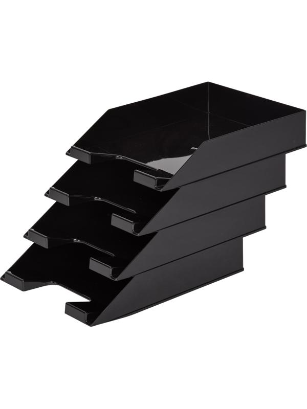 Лоток горизонтальный ATTAСHE, черный 4шт/уп ЛТ851АЕ