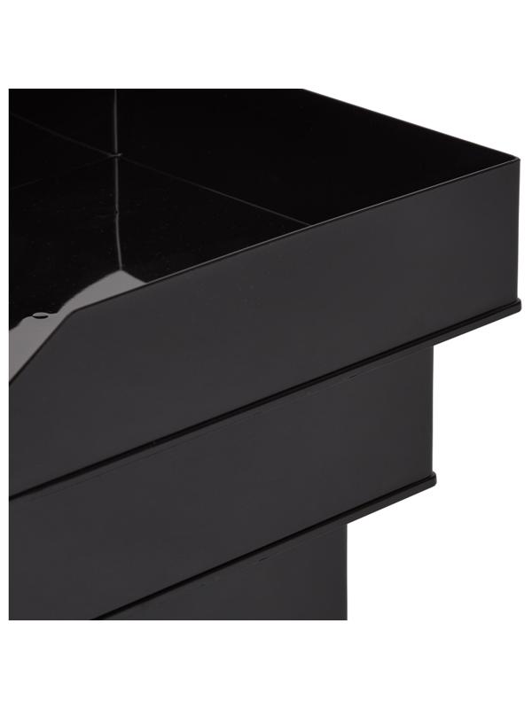 Лоток горизонтальный ATTAСHE, черный 4шт/уп ЛТ851АЕ