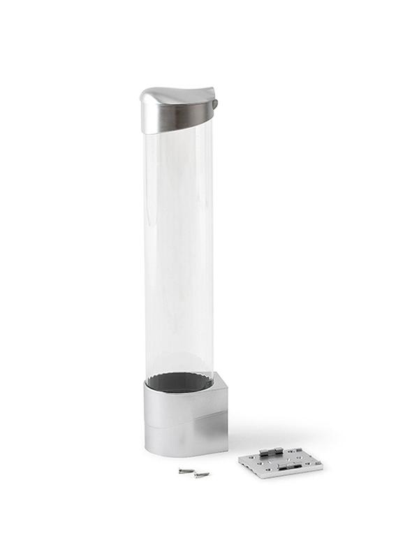 Держатель для стаканов на шурупах серебро