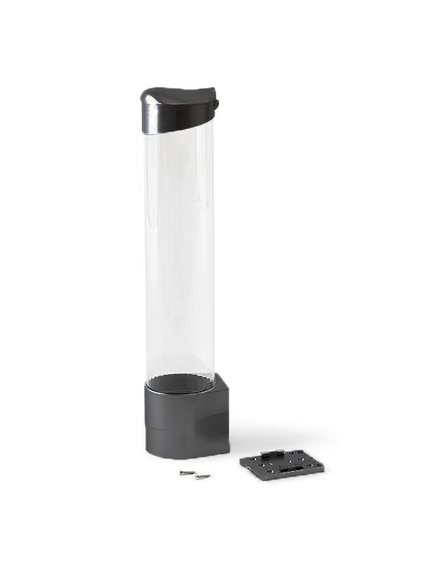 Держатель для стаканов на шурупах черный