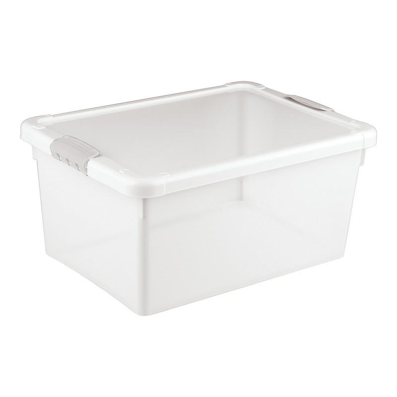 Контейнер универсальный 8,5л,335x240x155мм с застежками и крышкой