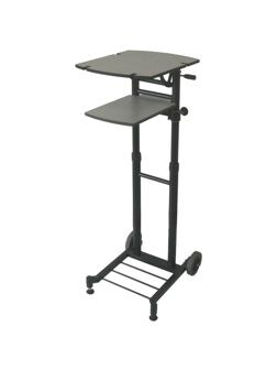 Столик проекционный Lumien Galant LTG-102,до 10кг,2 полки,колеса