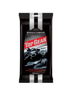 Салфетки влажные для салона автомобиля Top Gear №30