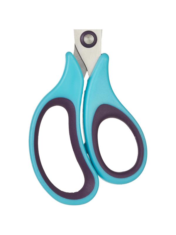 Ножницы Attache Town 170мм эргоном. руч. без покрытия, цвет фиол/голуб