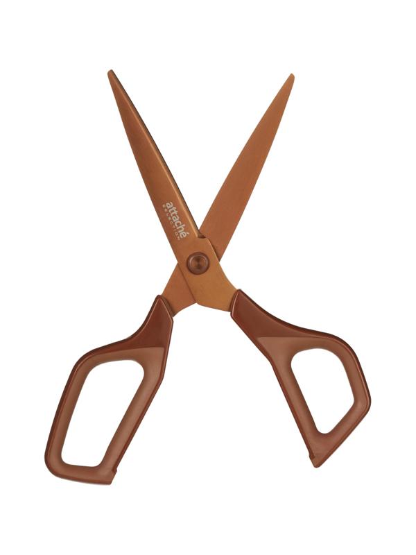 Ножницы Attache selection 3D, 210 мм,покрытие Titanium coffe,цвет кофе