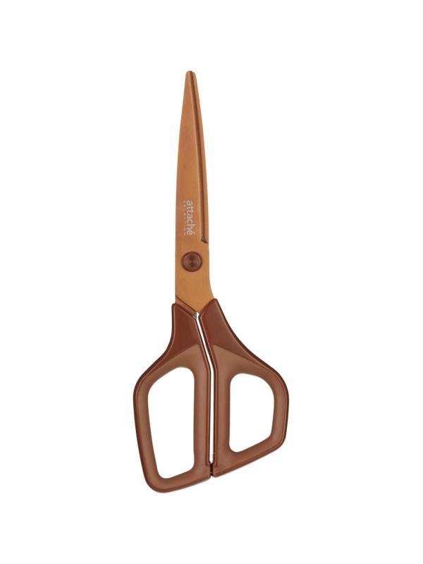 Ножницы Attache selection 3D, 210 мм,покрытие Titanium coffe,цвет кофе