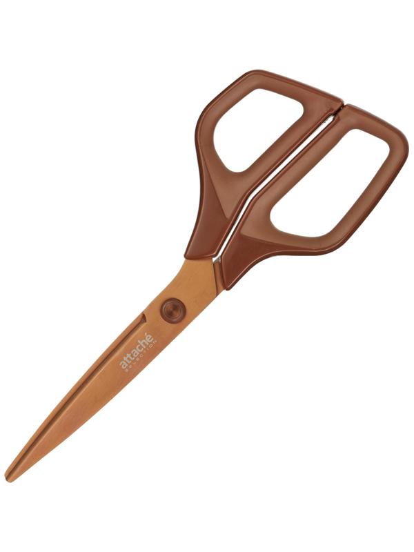 Ножницы Attache selection 3D, 210 мм,покрытие Titanium coffe,цвет кофе