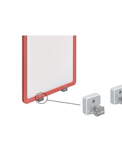 Держатель рамки под углом 0° к поверхности 10 шт/уп.  Квад