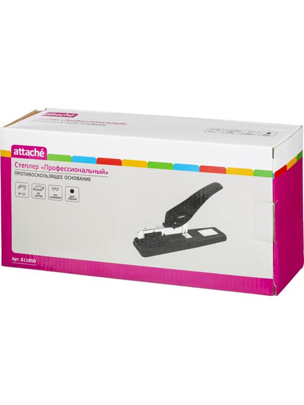 Степлер Attache професс. до 85 л. (бум.80 гр/м2), черный, №23