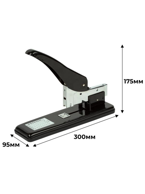 Степлер Attache професс. до 200 л. (бум.80 гр/м2), черный, №23