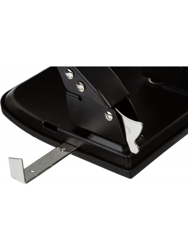 Дырокол Attache до 30 листов, с линейкой, цвет черный