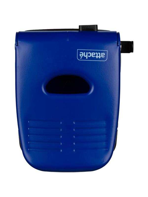 Дырокол Attache до 40 листов, с линейкой, цвет синий