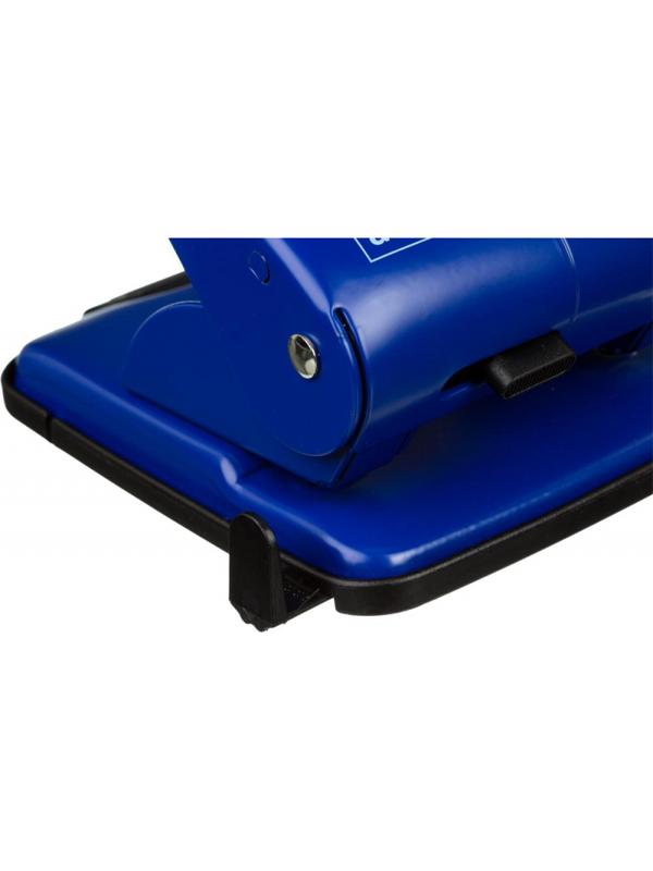 Дырокол Attache до 40 листов, с линейкой, цвет синий