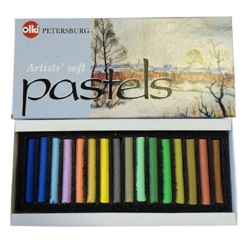 Пастель сухая Olki Soft Весна 16 цв., арт.0403