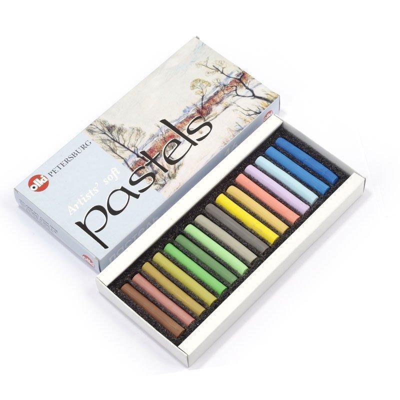 Пастель сухая Olki Soft Весна 16 цв., арт.0403