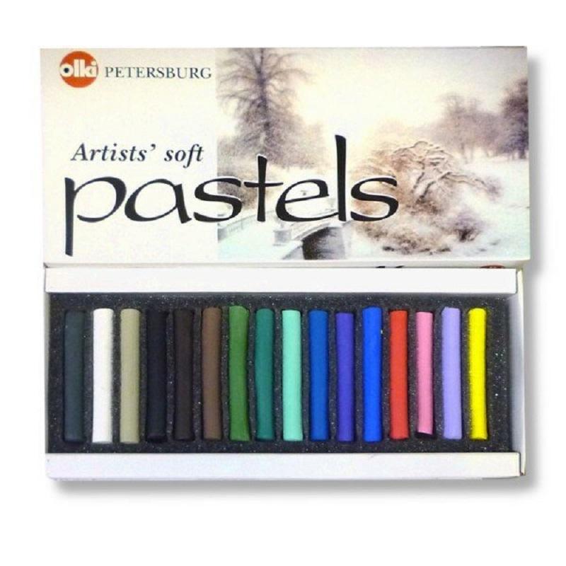 Пастель сухая Olki Soft Зима 16 цв., арт.0397