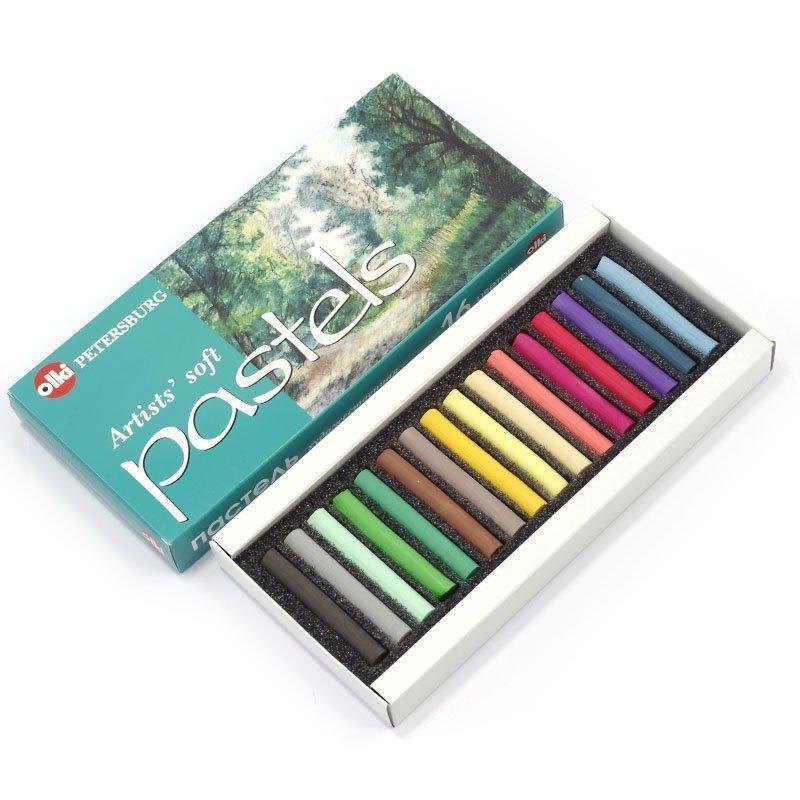 Пастель сухая Olki Soft Лето 16 цв., арт.0410