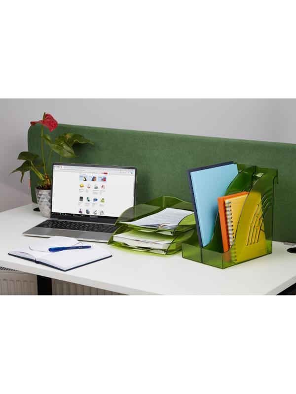 Лоток вертикальный ATTACHE 95мм Яркий Офис зеленый