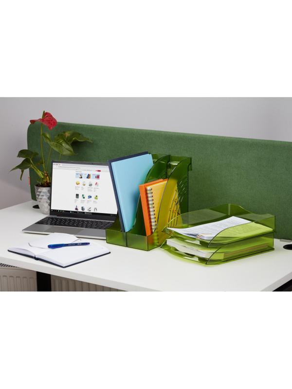Лоток вертикальный ATTACHE 95мм Яркий Офис зеленый