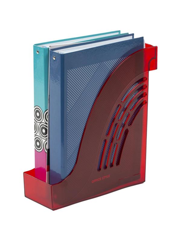 Лоток вертикальный ATTACHE 95мм Яркий Офис красный