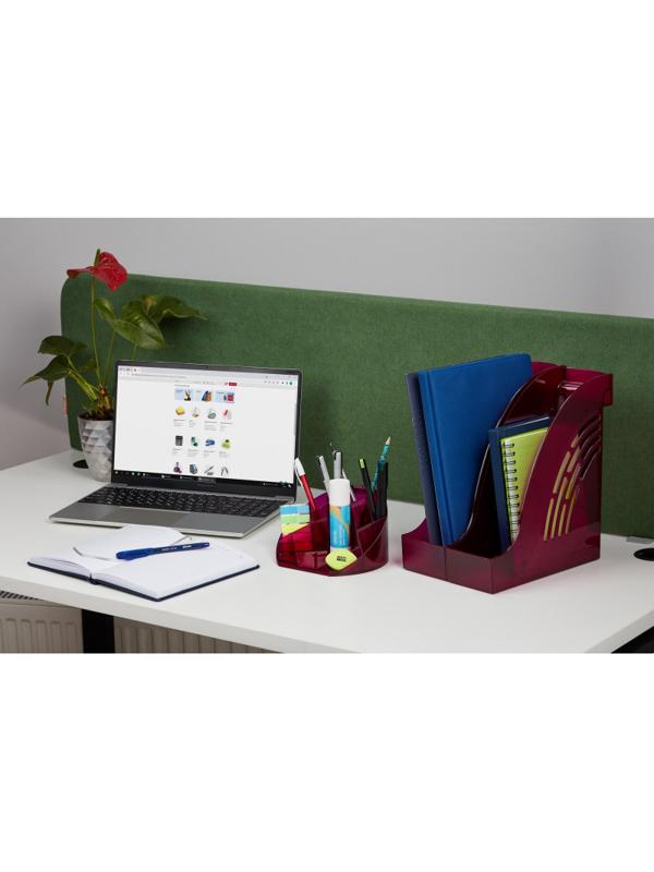 Лоток вертикальный ATTACHE 95мм Яркий  Офис фиолетовый(слива)