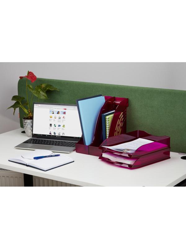 Лоток вертикальный ATTACHE 95мм Яркий  Офис фиолетовый(слива)