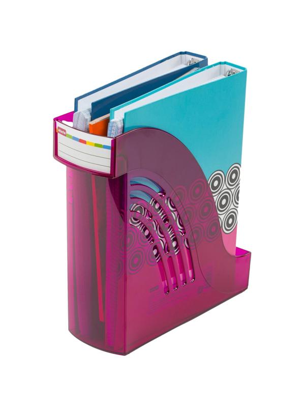 Лоток вертикальный ATTACHE 95мм Яркий  Офис фиолетовый(слива)