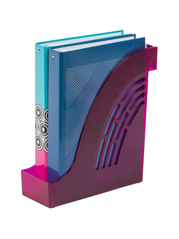 Лоток вертикальный ATTACHE 95мм Яркий  Офис фиолетовый(слива)