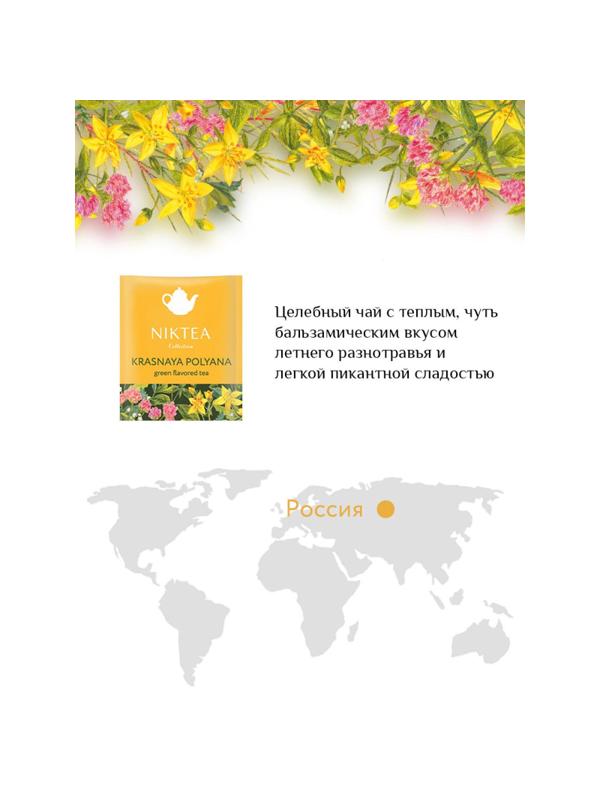 Чай NIKTEA Красная Поляна зелен. 25 пакx1,75гр/уп