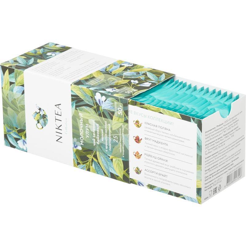 Чай NIKTEA Молочный Улун зелен. 25 пакx2гр/уп