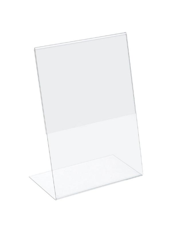 Ценникодержатель настольный из акрила вертикальная L-образная ACR-PRICERA4