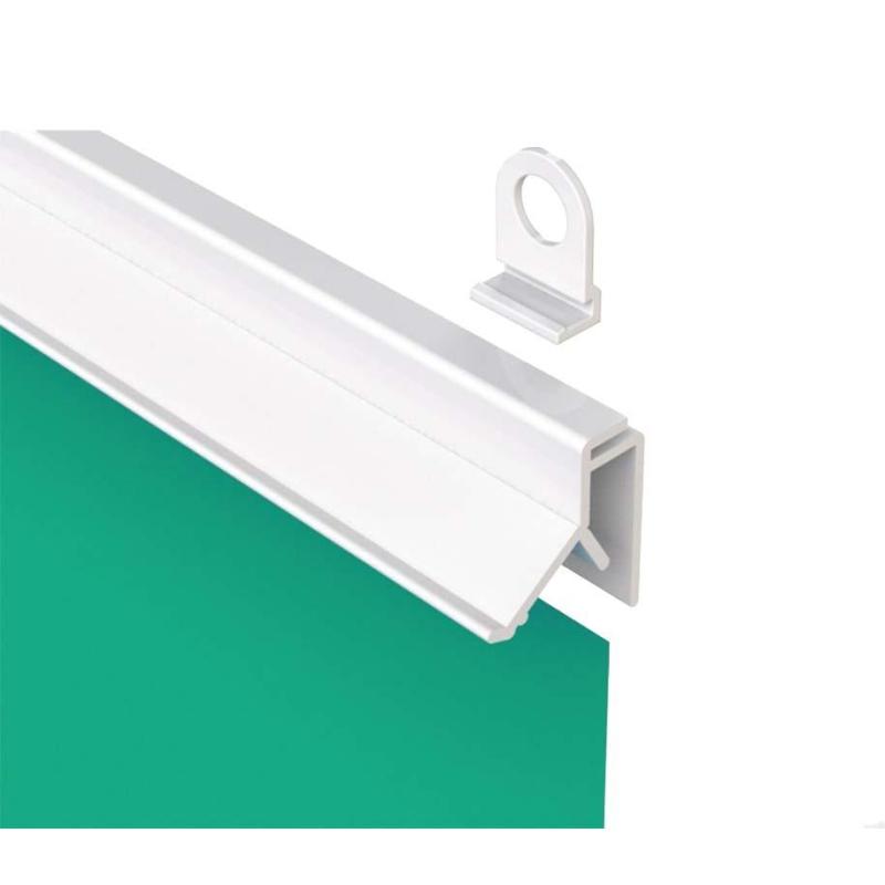 Ценникодержатель пластиковых подвесных профилей для плакат