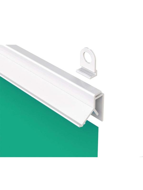 Ценникодержатель пластиковых подвесных профилей для плакат