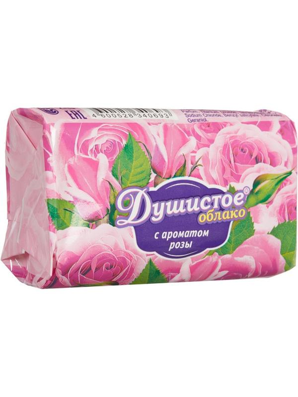 Мыло туалетное Душистое облако с ароматом розы 90г