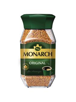 Кофе растворимый сублимированный Monarch Original, 95гр ст/б