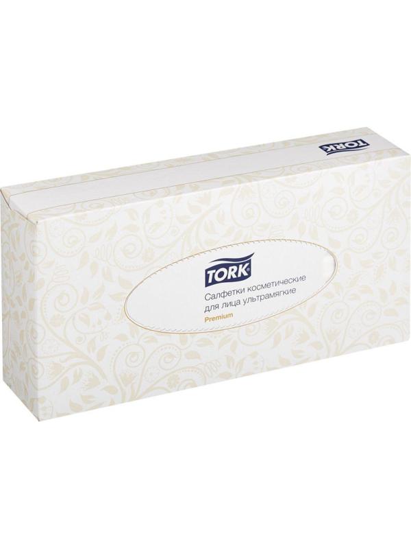 Салфетки косметические Tork F1 д/лица 2сл. 100шт/уп 120380