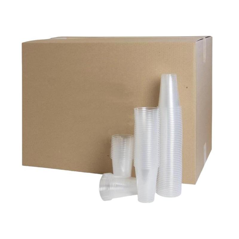 Стакан одноразовый 200мл прозр., для хол/гор., бюджет, КОМУС ПП3000шт/кор