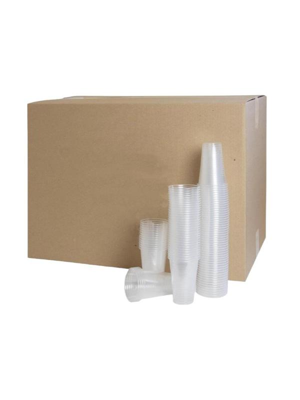 Стакан одноразовый 200мл прозр., для хол/гор., бюджет, КОМУС ПП3000шт/кор