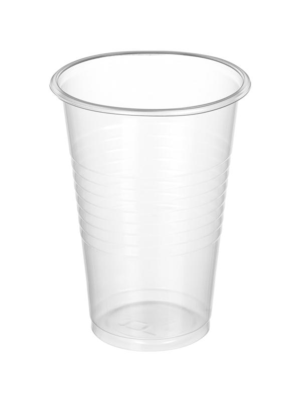 Стакан одноразовый 200мл прозр.,  для хол/гор., бюджет, КОМУС ПП100шт/уп