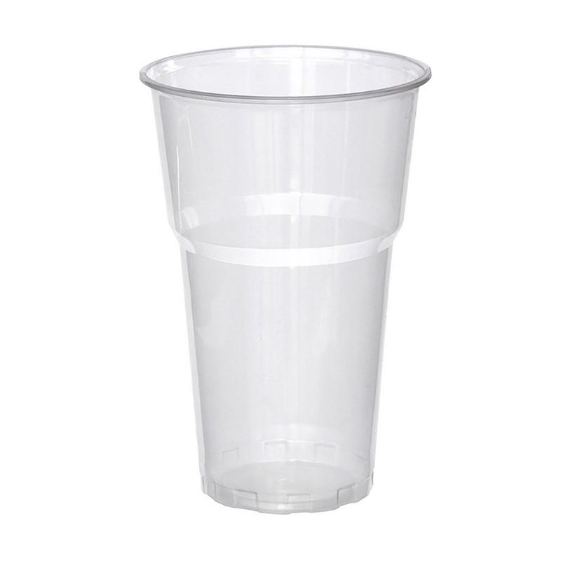 Стакан одноразовый 500мл прозр., для хол/гор. бюджет, КОМУС ПП 50шт/уп