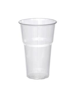Стакан одноразовый 500мл прозр., для хол/гор. бюджет, КОМУС ПП 50шт/уп