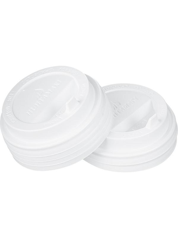 Крышка для стакана пластиковая с клапаном D=80мм, бел.,100шт./уп. HSL80