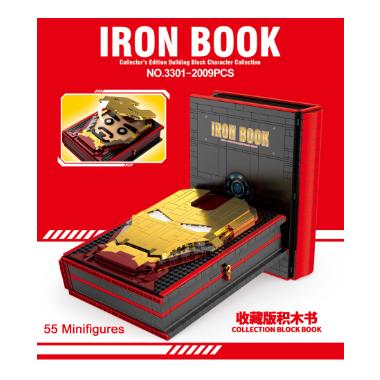 Конструктор Lepin «Книга Железного человека» 3301 (Super Heroes) / 2009 деталей