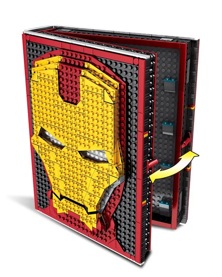 Конструктор Lepin «Книга Железного человека» 3301 (Super Heroes) / 2009 деталей