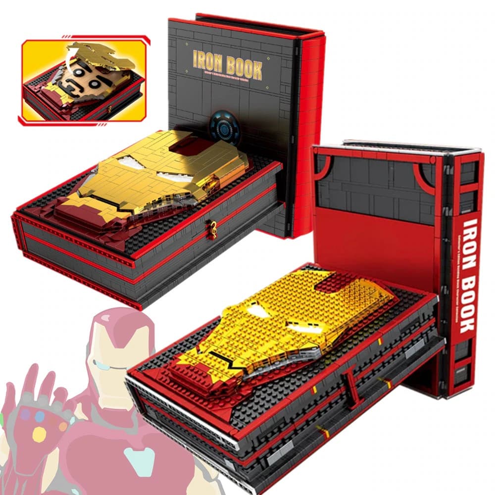 Конструктор Lepin «Книга Железного человека» 3301 (Super Heroes) / 2009 деталей