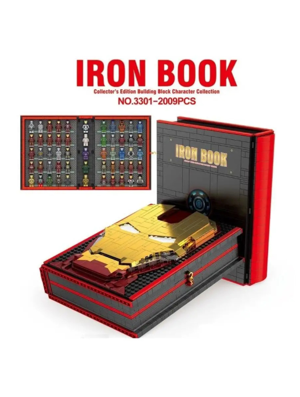 Конструктор Lepin «Книга Железного человека» 3301 (Super Heroes) / 2009 деталей