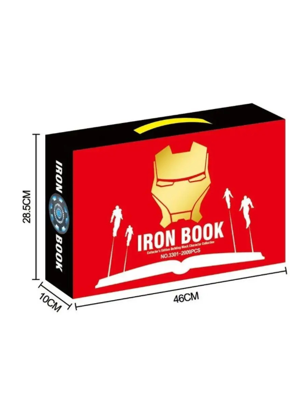 Конструктор Lepin «Книга Железного человека» 3301 (Super Heroes) / 2009 деталей