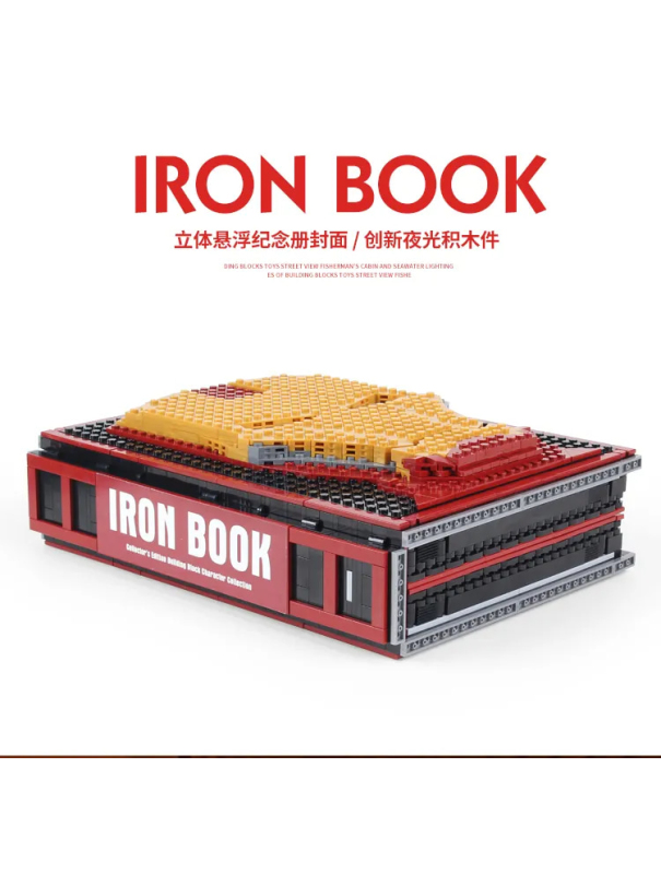 Конструктор Lepin «Книга Железного человека» 3301 (Super Heroes) / 2009 деталей