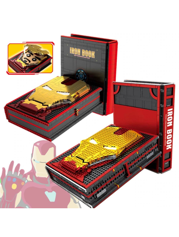 Конструктор Lepin «Книга Железного человека» 3301 (Super Heroes) / 2009 деталей